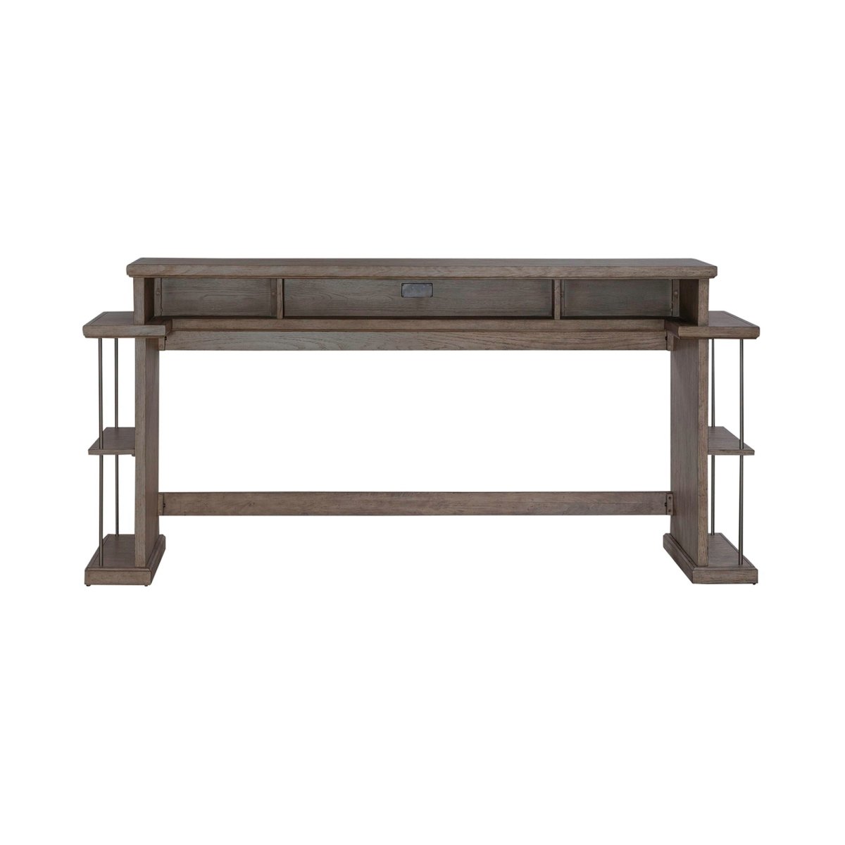 City Scape - Console Bar Table - Burnished Beige Console Tables by Liberty Furniture - Walls Furniture & Mattress