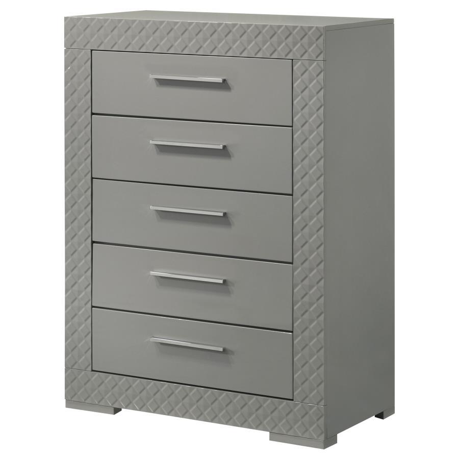 Ives - 5 - Drawer Bedroom Chest Accent Chests by Coaster Fine Furniture - Walls Furniture & Mattress