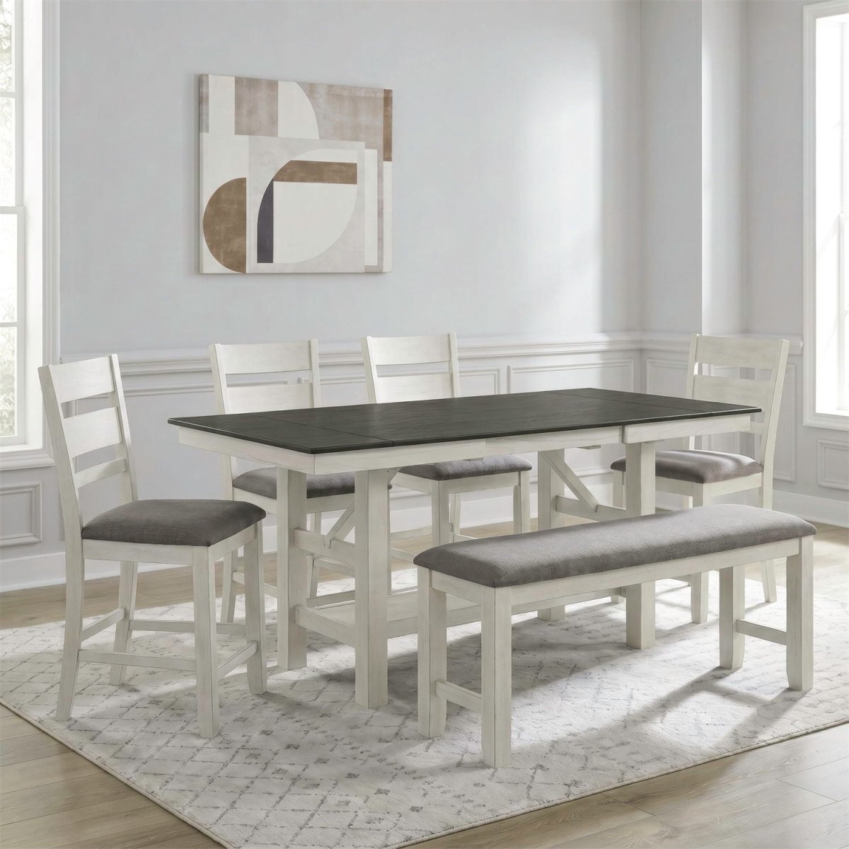 Brook Bay - Optional Gathering Table Set 5 Piece Dining Room Sets by Liberty Furniture - Walls Furniture & Mattress