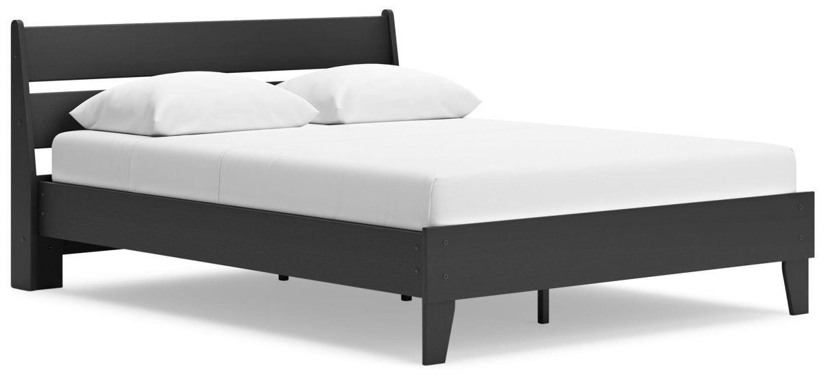 Socalle - Panel Platform Bed Platform Beds by Millennium® by Ashley - Walls Furniture & Mattress
