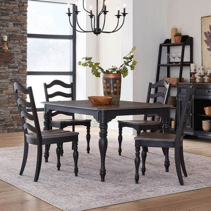 Magnolia Manor - Leg Table Set 5 Piece Dining Room Sets by Liberty Furniture - Walls Furniture & Mattress