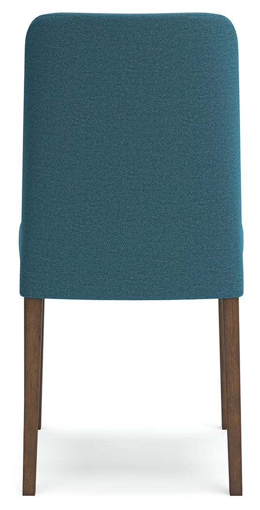 Lyncott - Dining Uph Side Chair (Set of 2) - Blue / Brown Chair Sets by Signature Design by Ashley® - Walls Furniture & Mattress