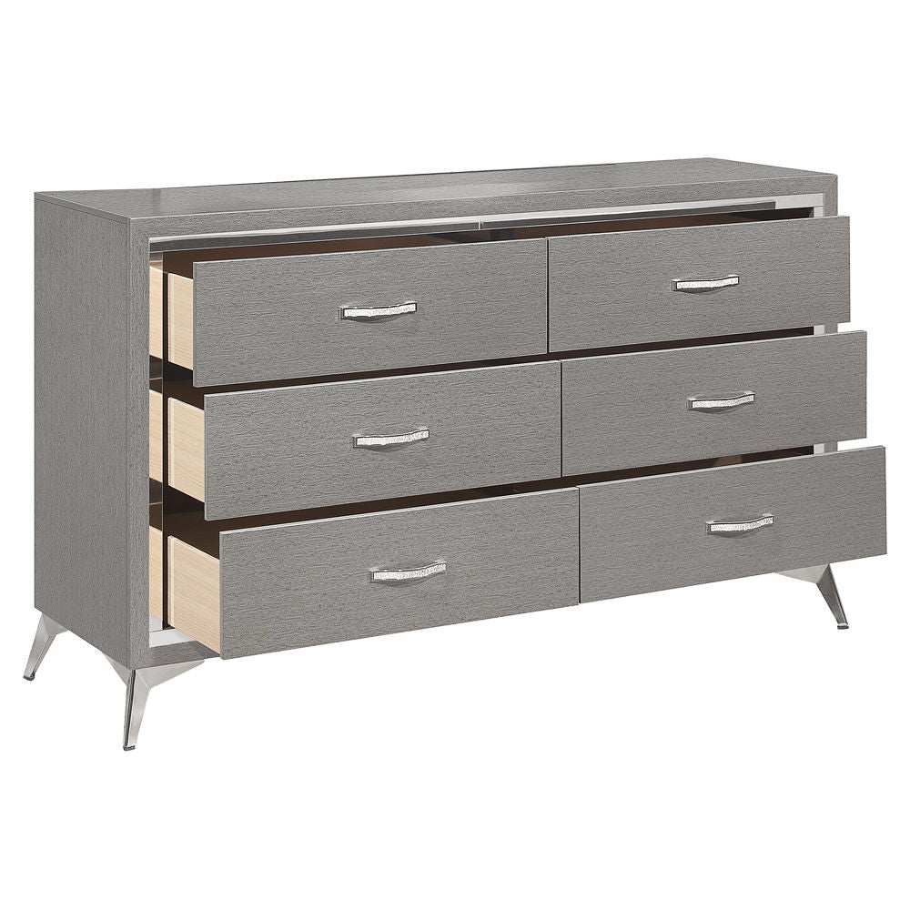 Huxley - Dresser Dresser & Mirror by New Classic - Walls Furniture & Mattress