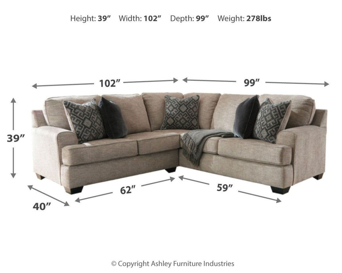 Bovarian - Sectional Stationary Sectionals by Signature Design by Ashley® - Walls Furniture & Mattress