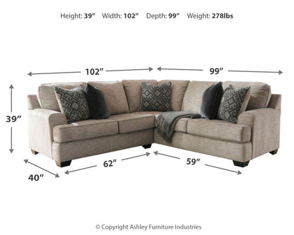 Bovarian - Sectional Stationary Sectionals by Signature Design by Ashley® - Walls Furniture & Mattress