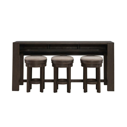 Lennox Hill - 4 Piece Set - Dark Brown 4 Piece Living Room Sets by Liberty Furniture - Walls Furniture & Mattress