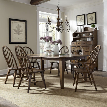 Hearthstone Ridge - Rectangular Table Set 5 Piece Dining Room Sets by Liberty Furniture - Walls Furniture & Mattress