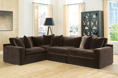 Maxton Heights - Sectional Stationary Sectionals by Benchcraft® - Walls Furniture & Mattress