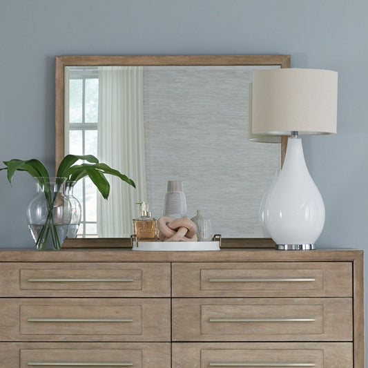 Brentwood - Landscape Mirror - Sandstone Landscape Mirrors by Liberty Furniture - Walls Furniture & Mattress