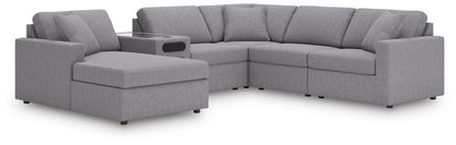 Modmax - Sectional - Granite Stationary Sectionals by Signature Design by Ashley® - Walls Furniture & Mattress