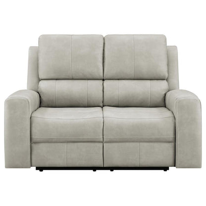Brickston - Triple Power Reclining Loveseat Reclining Loveseats by Coaster Fine Furniture - Walls Furniture & Mattress