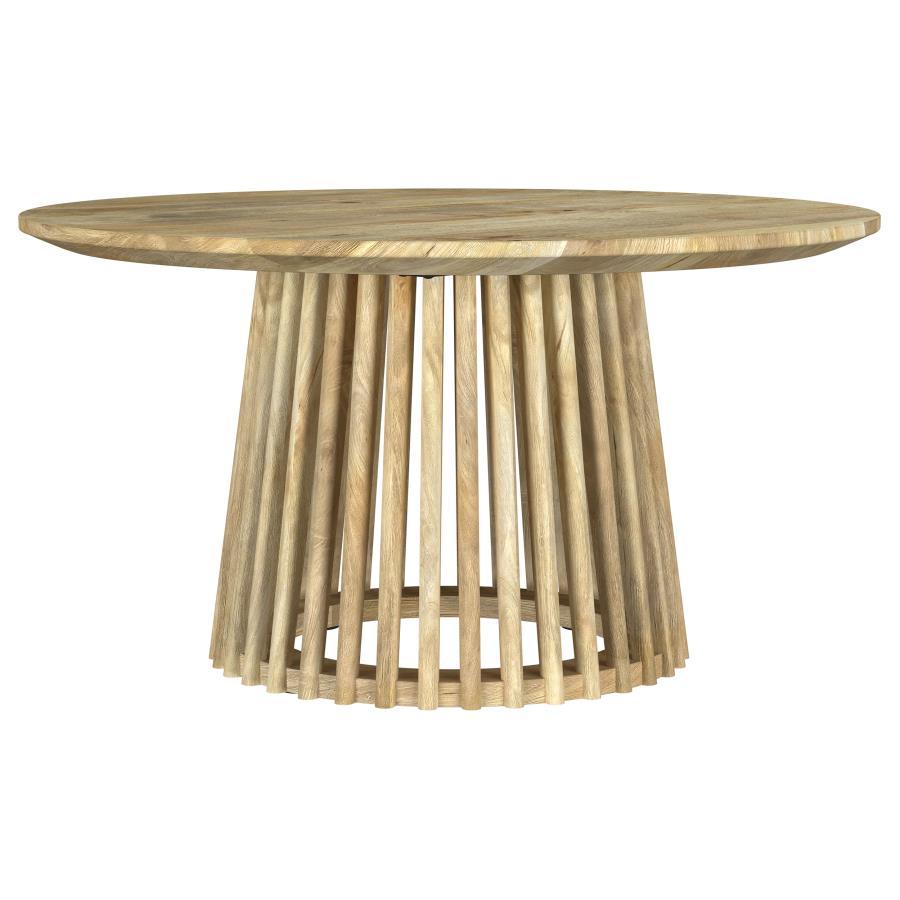 Touhy - Round Solid Wood Table End Tables by Coaster Fine Furniture - Walls Furniture & Mattress