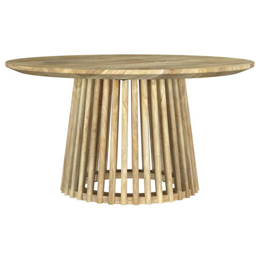Touhy - Round Solid Wood Table End Tables by Coaster Fine Furniture - Walls Furniture & Mattress