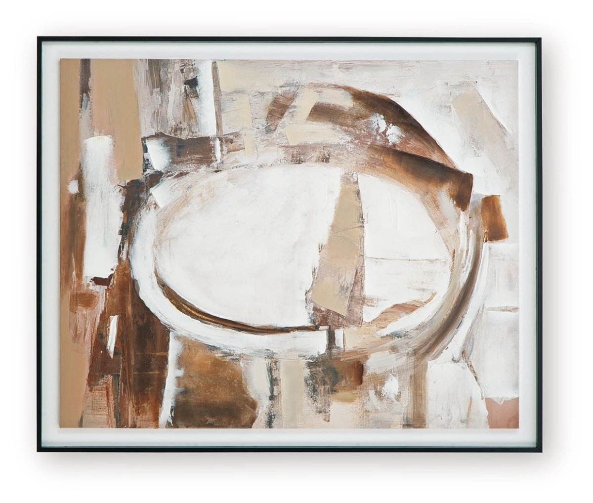 Bradlow - Wall Art - Brown / White / Black Canvas Art by Signature Design by Ashley® - Walls Furniture & Mattress