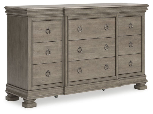 Lexorne - Dresser - Gray