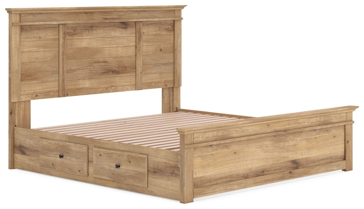 Makidern - Panel Storage Bed With Under Bed Storage Unit Storage Beds by Signature Design by Ashley® - Walls Furniture & Mattress