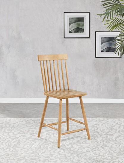 Andrews - Windsor Counter Height Dining Side Chair (Set of 2) Chair Sets by Coaster Fine Furniture - Walls Furniture & Mattress