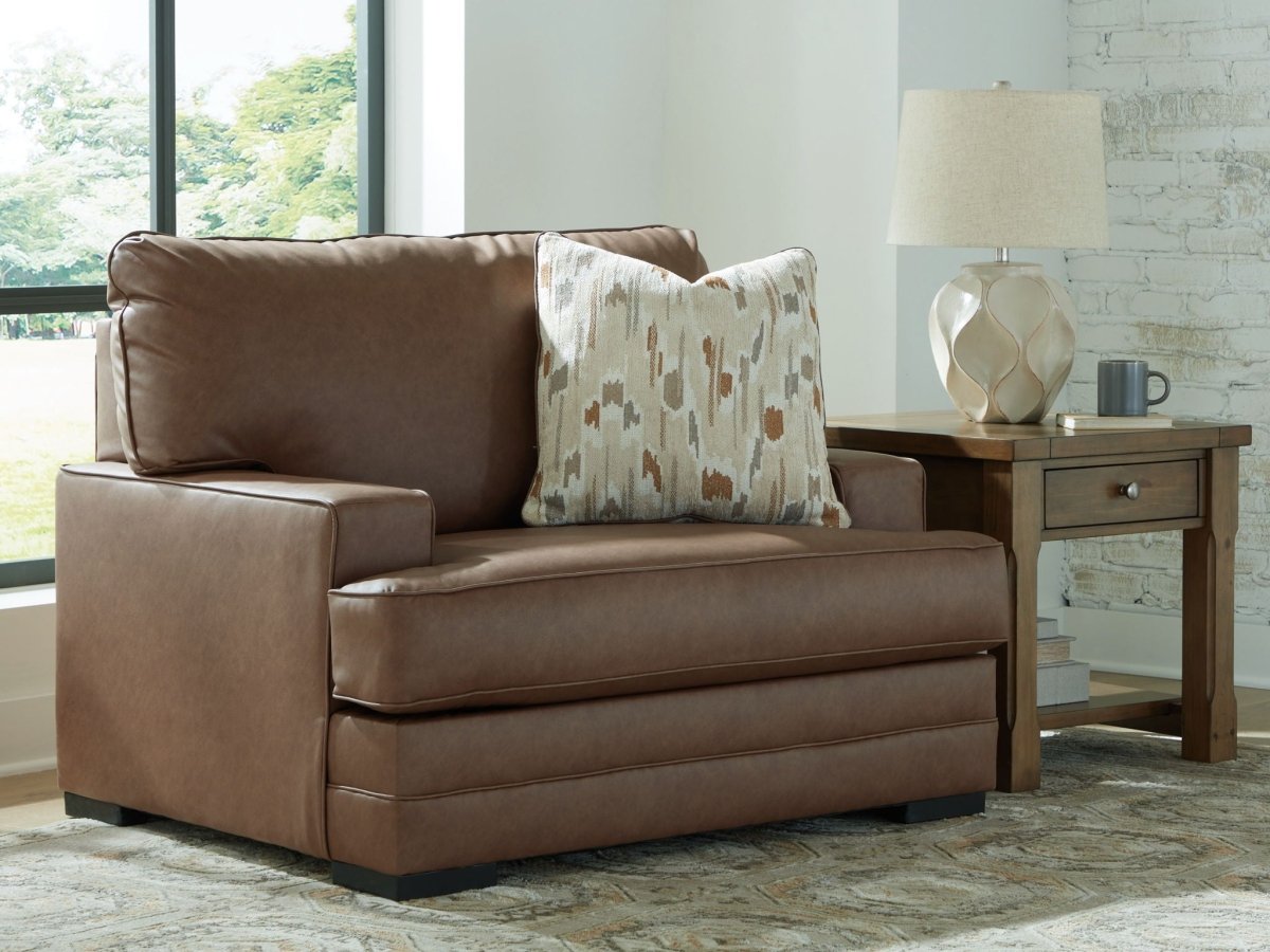 VillaCourt - Caramel - Chair And A Half Arm Chairs by Benchcraft® - Walls Furniture & Mattress