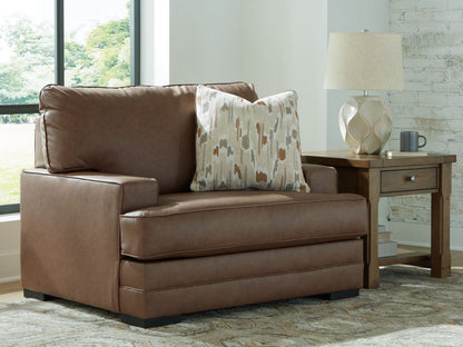 VillaCourt - Caramel - Chair And A Half Arm Chairs by Benchcraft® - Walls Furniture & Mattress