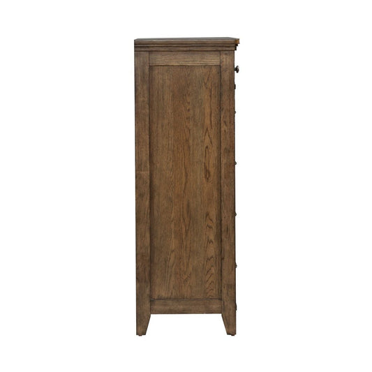 Carolina Park - 5 Drawer Chest - Brown Accent Chests by Liberty Furniture - Walls Furniture & Mattress