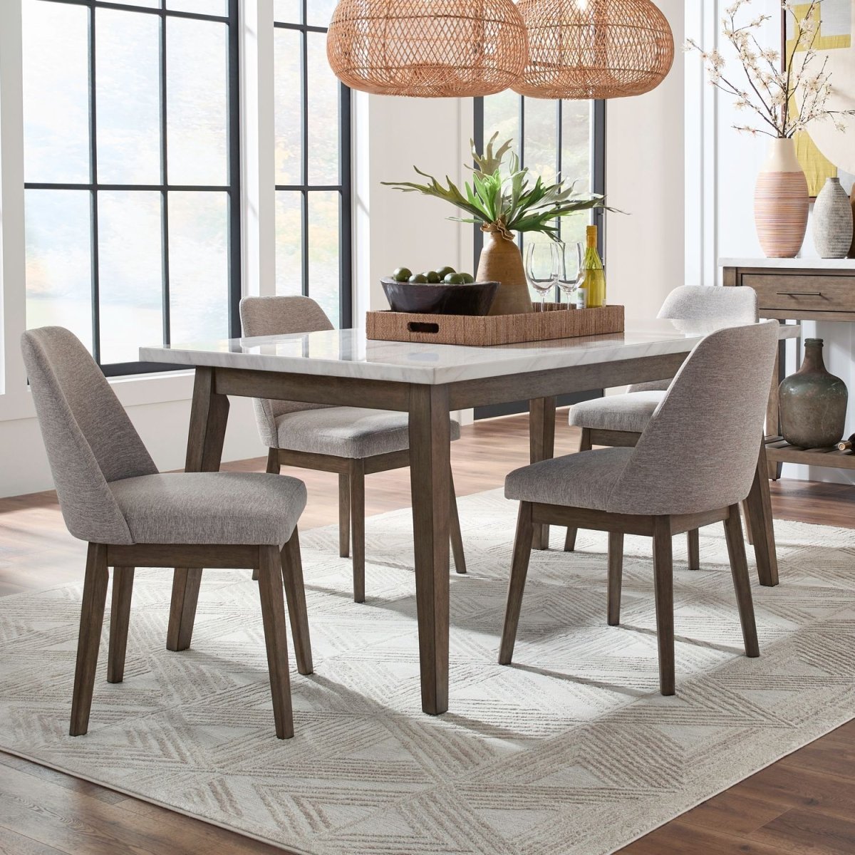 Edison - Rectangular Table Set 5 Piece Dining Room Sets by Liberty Furniture - Walls Furniture & Mattress