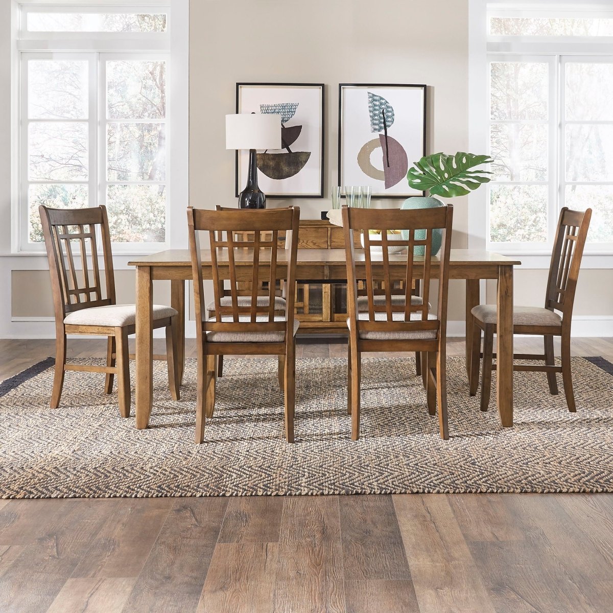 Santa Rosa II - Rectangular Table Set 5 Piece Dining Room Sets by Liberty Furniture - Walls Furniture & Mattress