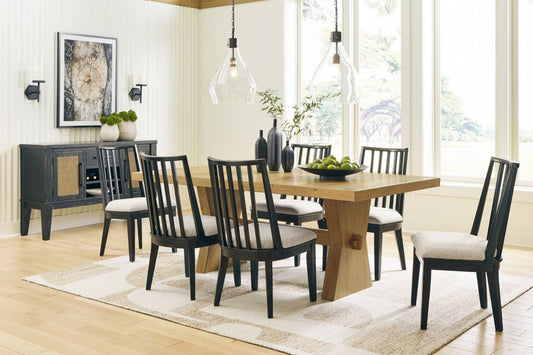 Galliden - Rectangular Dining Room Set 8 + Piece Dining Room Sets by Signature Design by Ashley® - Walls Furniture & Mattress