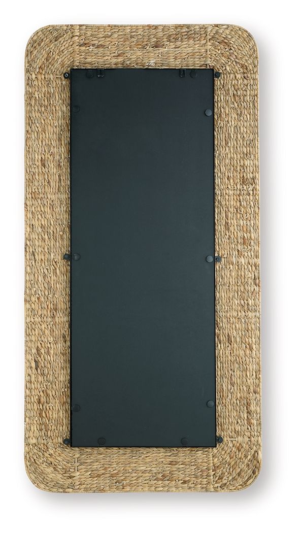 Norigan - Natural - Floor Mirror Floor Mirrors by Signature Design by Ashley® - Walls Furniture & Mattress