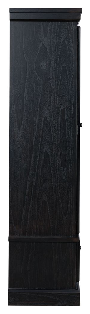 Greddinton - Black / Brown - Curio Curio Cabinets by Signature Design by Ashley® - Walls Furniture & Mattress
