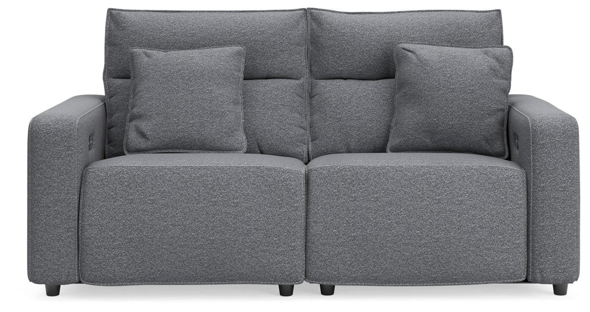 Modmax II - Reclining Sectional - Salt And Pepper Reclining Sectionals by Signature Design by Ashley® - Walls Furniture & Mattress