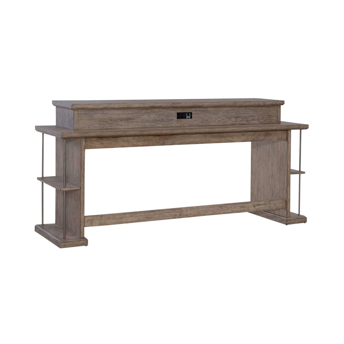 City Scape - Console Bar Table - Burnished Beige Console Tables by Liberty Furniture - Walls Furniture & Mattress