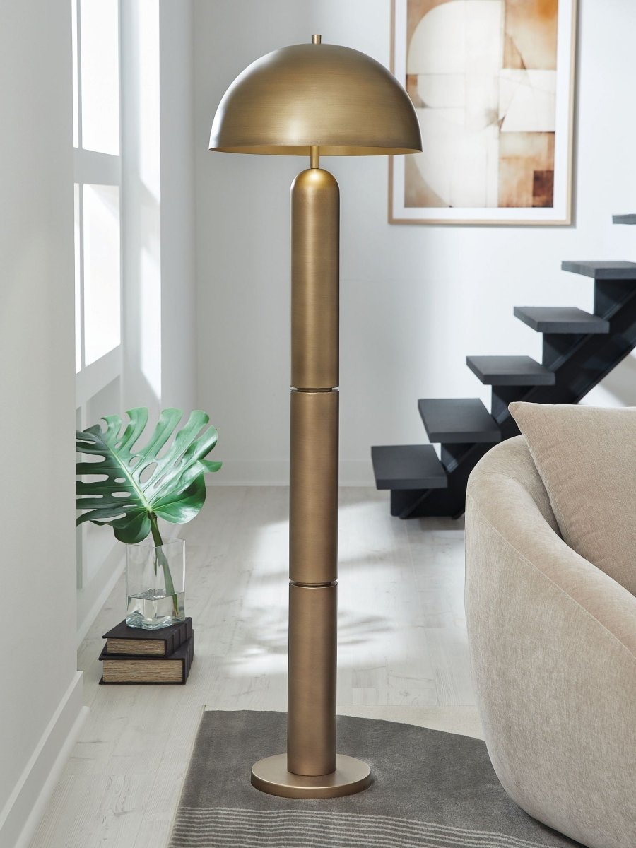 Wendfield - Metal Lamp Floor Lamps by Signature Design by Ashley® - Walls Furniture & Mattress