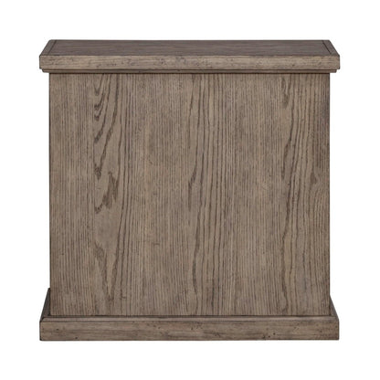 City Scape - Chair Side Table - Burnished Beige Chair Side Tables by Liberty Furniture - Walls Furniture & Mattress