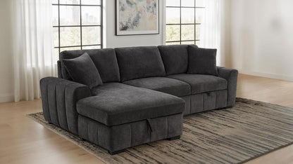 Pastrana - Upholstered Sleeper Sectional Sofa Sleeper Sectionals by Coaster Fine Furniture - Walls Furniture & Mattress
