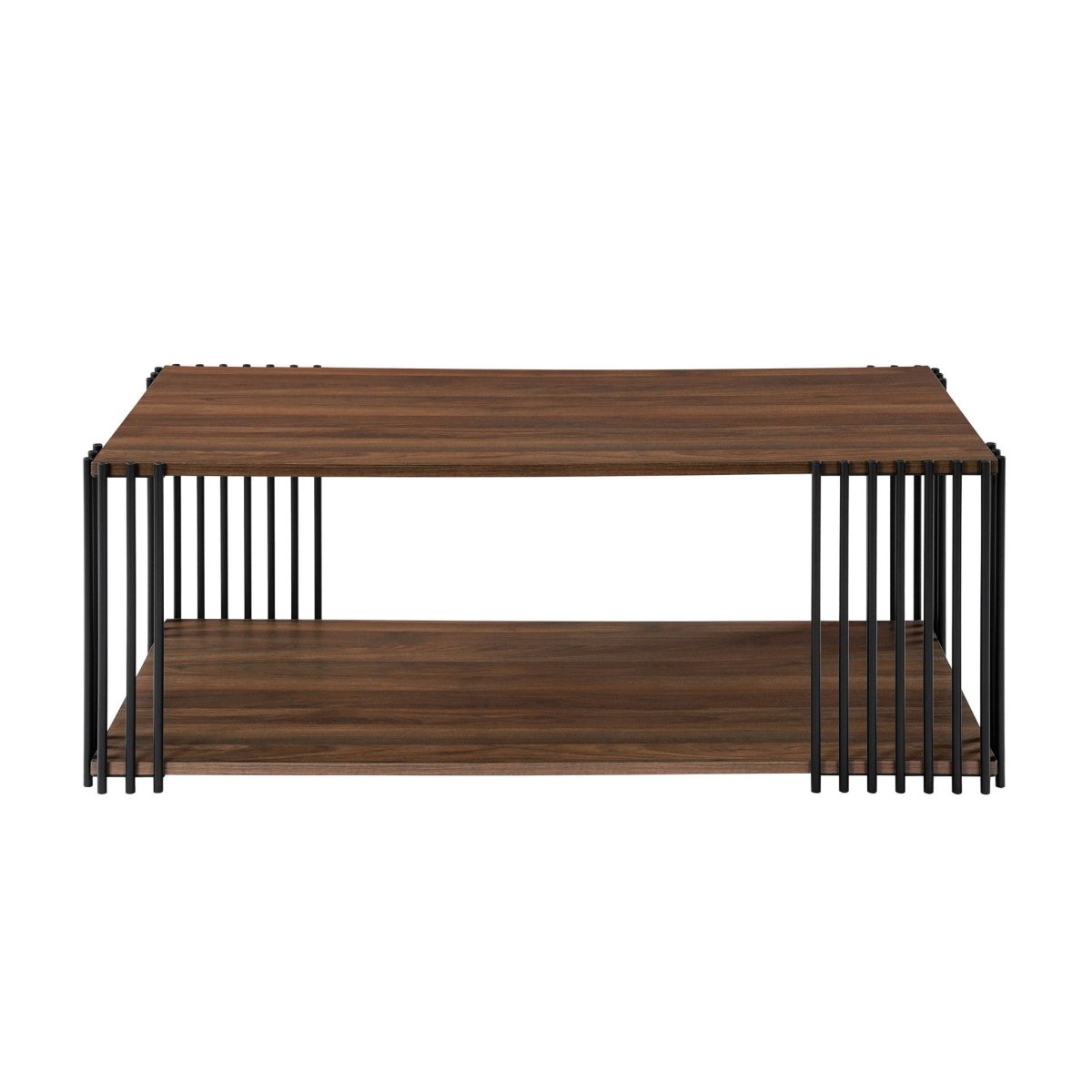 Vertex - Rectangular 3 Piece Occasional Set (1 Coffee & 2 End Tables) - Brown / Black Table Sets by New Classic - Walls Furniture & Mattress
