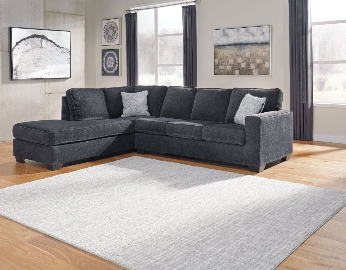 Altari - Sleeper Sectional Stationary Sectionals by Signature Design by Ashley® - Walls Furniture & Mattress
