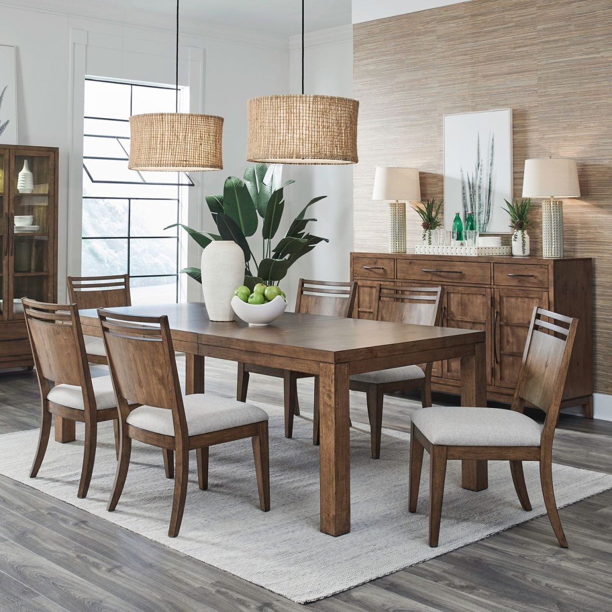 Shaker Lakes - Optional Rectangular Table Set 5 Piece Dining Room Sets by Liberty Furniture - Walls Furniture & Mattress