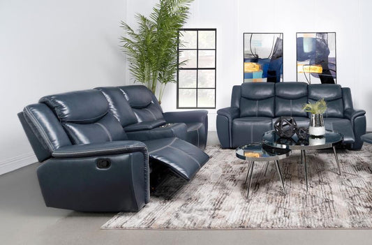 Sloane - Upholstered Reclining Sofa Set Reclining Sofas & Loveseats by Coaster Fine Furniture - Walls Furniture & Mattress