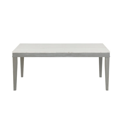 Essence - 70" Rectangle Dining Table With Marble Top Dining Tables by New Classic - Walls Furniture & Mattress