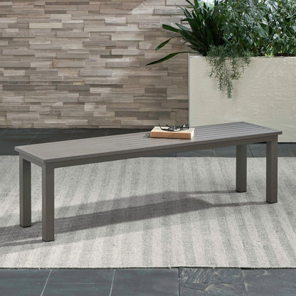 Plantation Key - Outdoor Dining Bench - Granite Benches by Liberty Furniture - Walls Furniture & Mattress