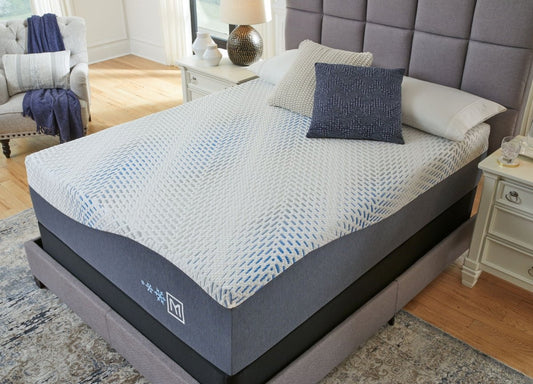 Millennium - Cushion Firm Gel Hybrid Mattress, Foundation Mattresses with Foundations by Sierra Sleep® by Ashley - Walls Furniture & Mattress