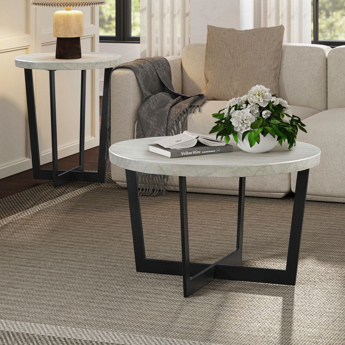 Pierce - 3 Piece Set (Cocktail Table And 2 End Tables) - Black Table Sets by Liberty Furniture - Walls Furniture & Mattress