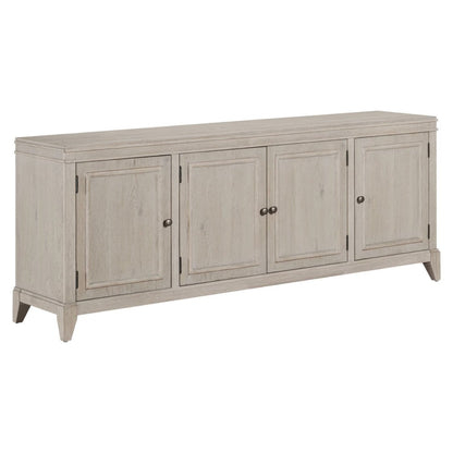 New Haven - 82'' TV Console - Sanctuary White TV Stands by Liberty Furniture - Walls Furniture & Mattress