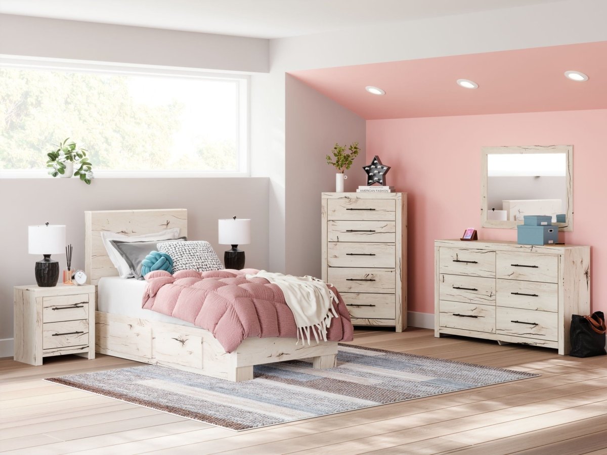 Lawroy - Storage Bedroom Set 8 + Piece Bedroom Sets by Benchcraft® - Walls Furniture & Mattress