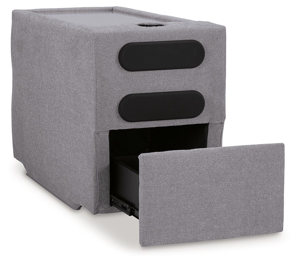 Modmax - L-Shaped Sectional - Granite Stationary Sectionals by Signature Design by Ashley® - Walls Furniture & Mattress
