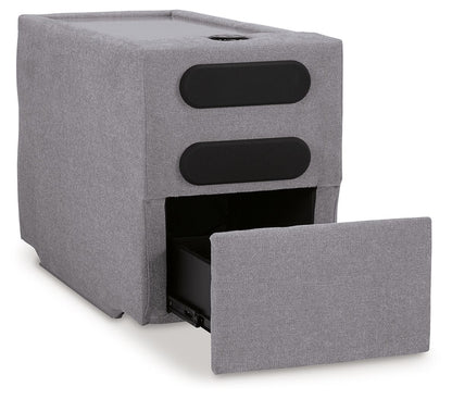 Modmax - L-Shaped Sectional - Granite Stationary Sectionals by Signature Design by Ashley® - Walls Furniture & Mattress