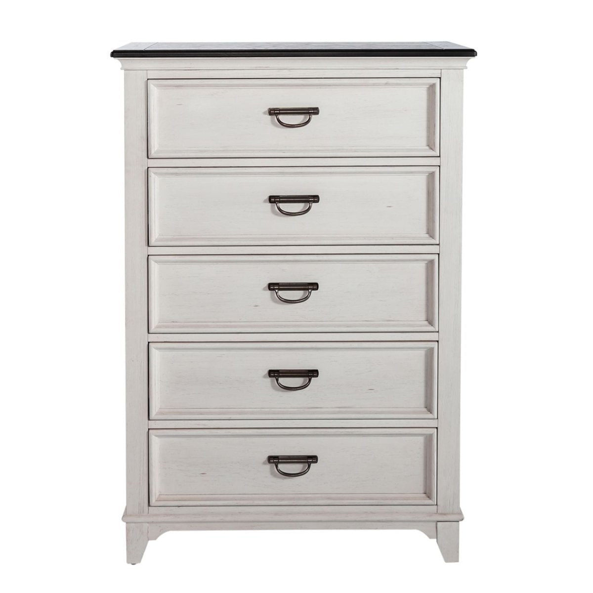 Allyson Park - 5 Drawer Chest - White Accent Chests by Liberty Furniture - Walls Furniture & Mattress