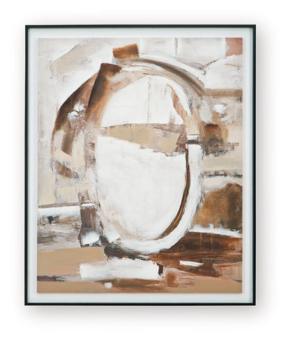 Bradlow - Wall Art - Brown / White / Black Canvas Art by Signature Design by Ashley® - Walls Furniture & Mattress