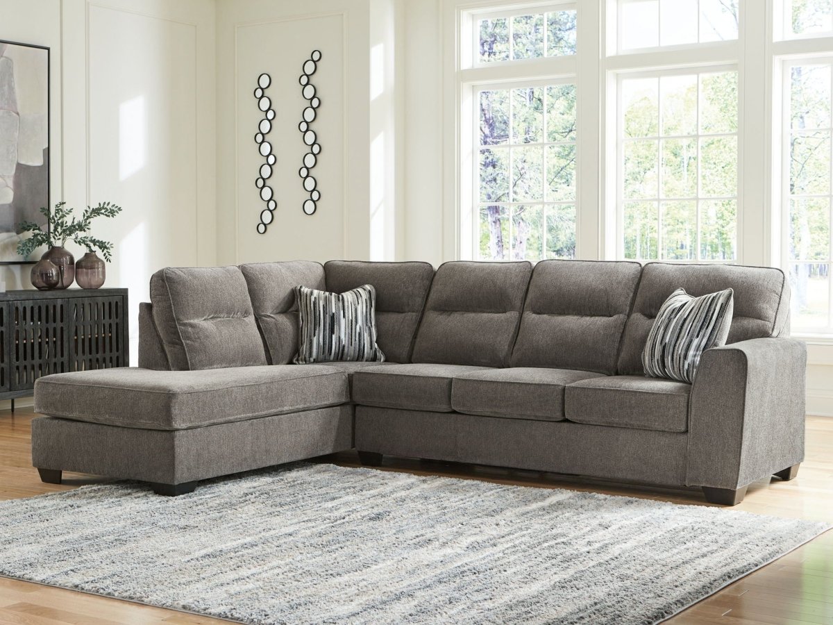 Olten - Sectional Stationary Sectionals by Benchcraft® - Walls Furniture & Mattress