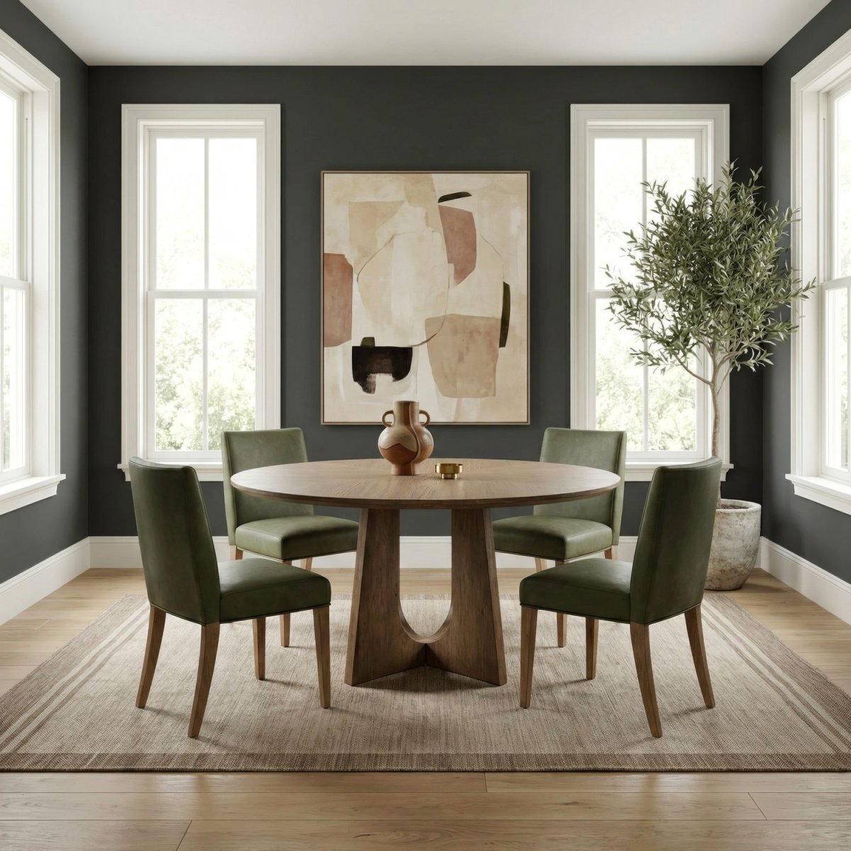 Hendrix Place - Pedestal Table Set 5 Piece Dining Room Sets by Liberty Furniture - Walls Furniture & Mattress